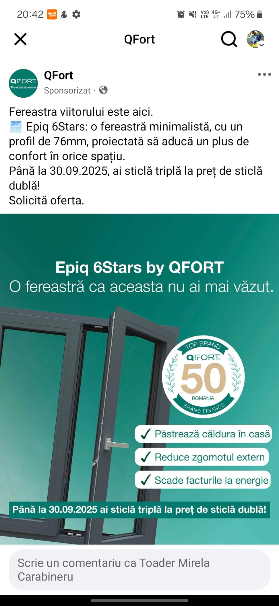 Lucrare montaj tâmplărie PVC Antem Star - foto 33