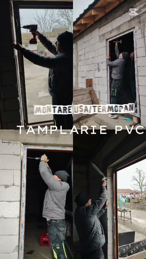 Lucrare montaj tâmplărie PVC Antem Star - video 3